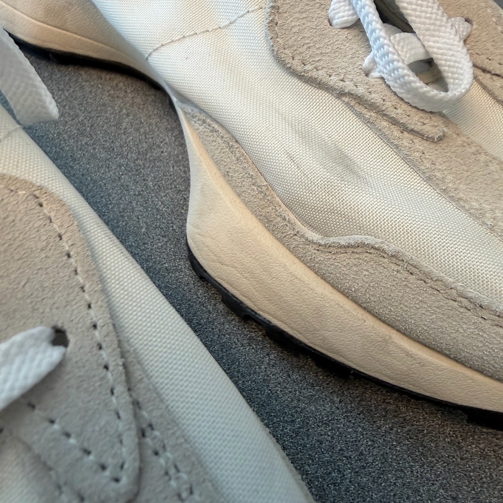 New Balance White and Black Sneakers - Picture 4 of 5